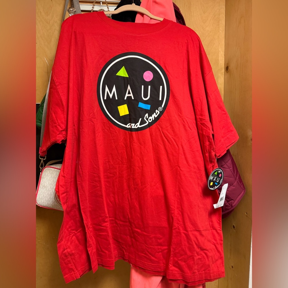 Maui & Sons red tshirt size 3XT - NWT